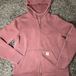 Carhartt zip up hoodie size M